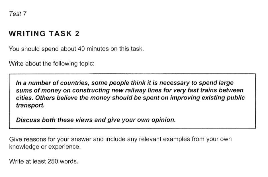 IETLS Task 2 Example